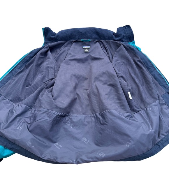 Vintage Patagonia Men's‎ Glade Runner Jacket Style 83122 Teal Blue Hooded Size S - Picture 14 of 14